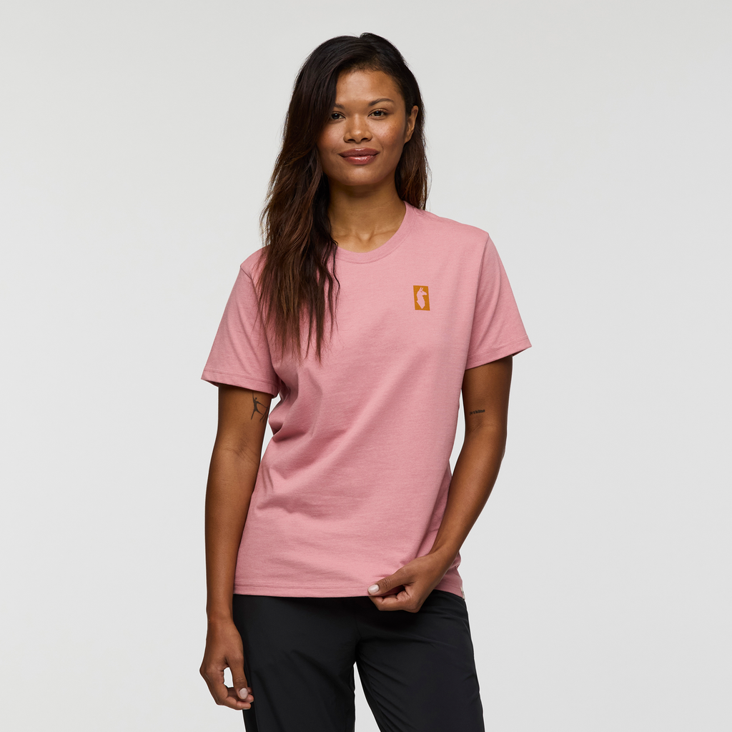 Gear For Good Stripes T-Shirt, Rose, Model Jade