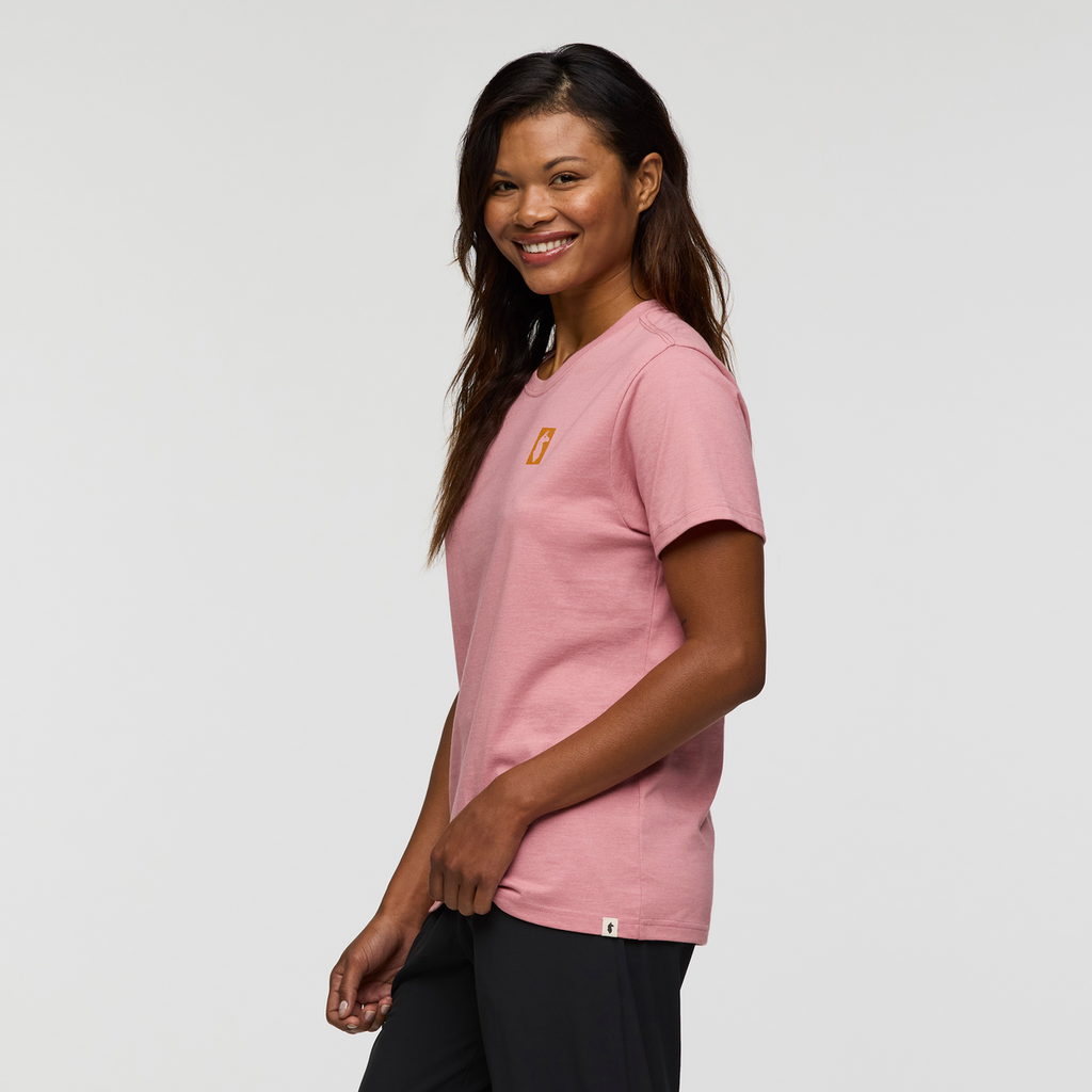 Gear For Good Stripes T-Shirt, Rose, Model Jade