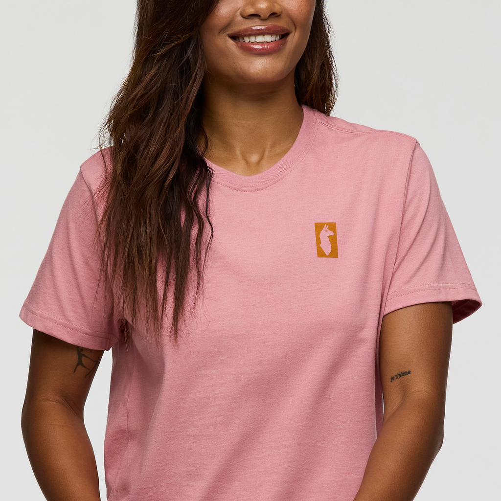 Gear For Good Stripes T-Shirt, Rose, Model Jade