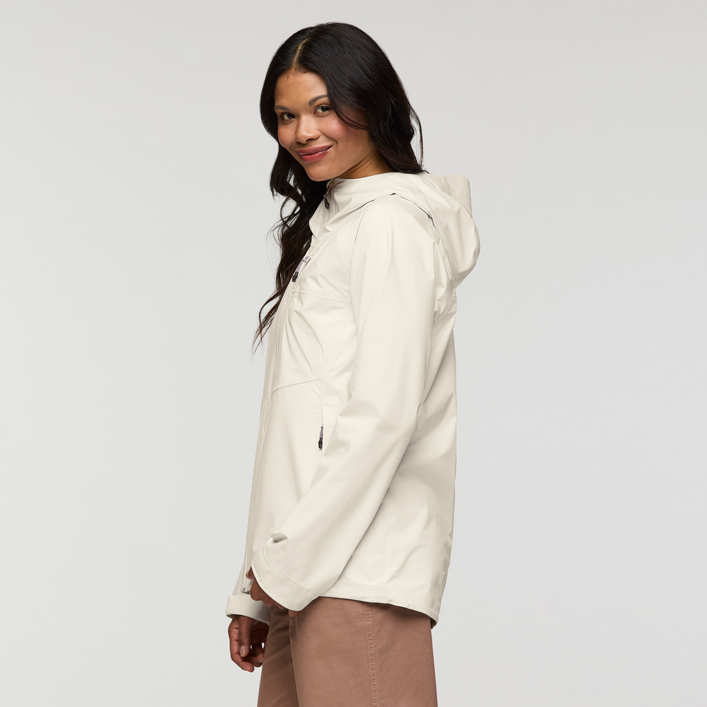Impermeo 3L Hooded Shell Jacket - Women's, Cotopaxi Bone, Model Jade