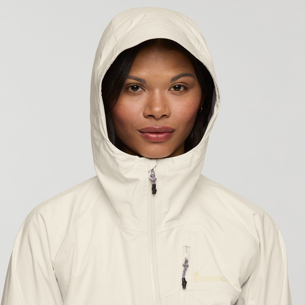 Impermeo 3L Hooded Shell Jacket - Women's, Cotopaxi Bone, Model Jade