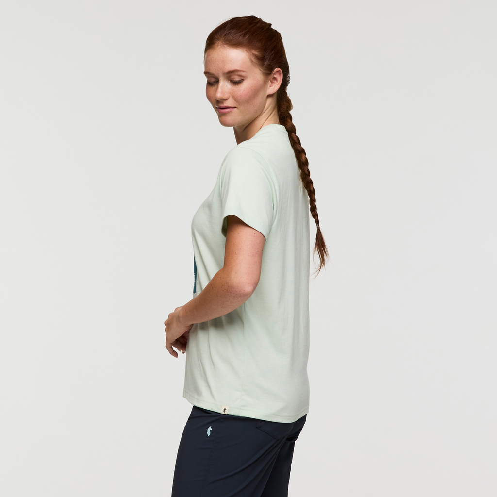 Llama Block T-Shirt - Women's, Foam, Model Caitlyn