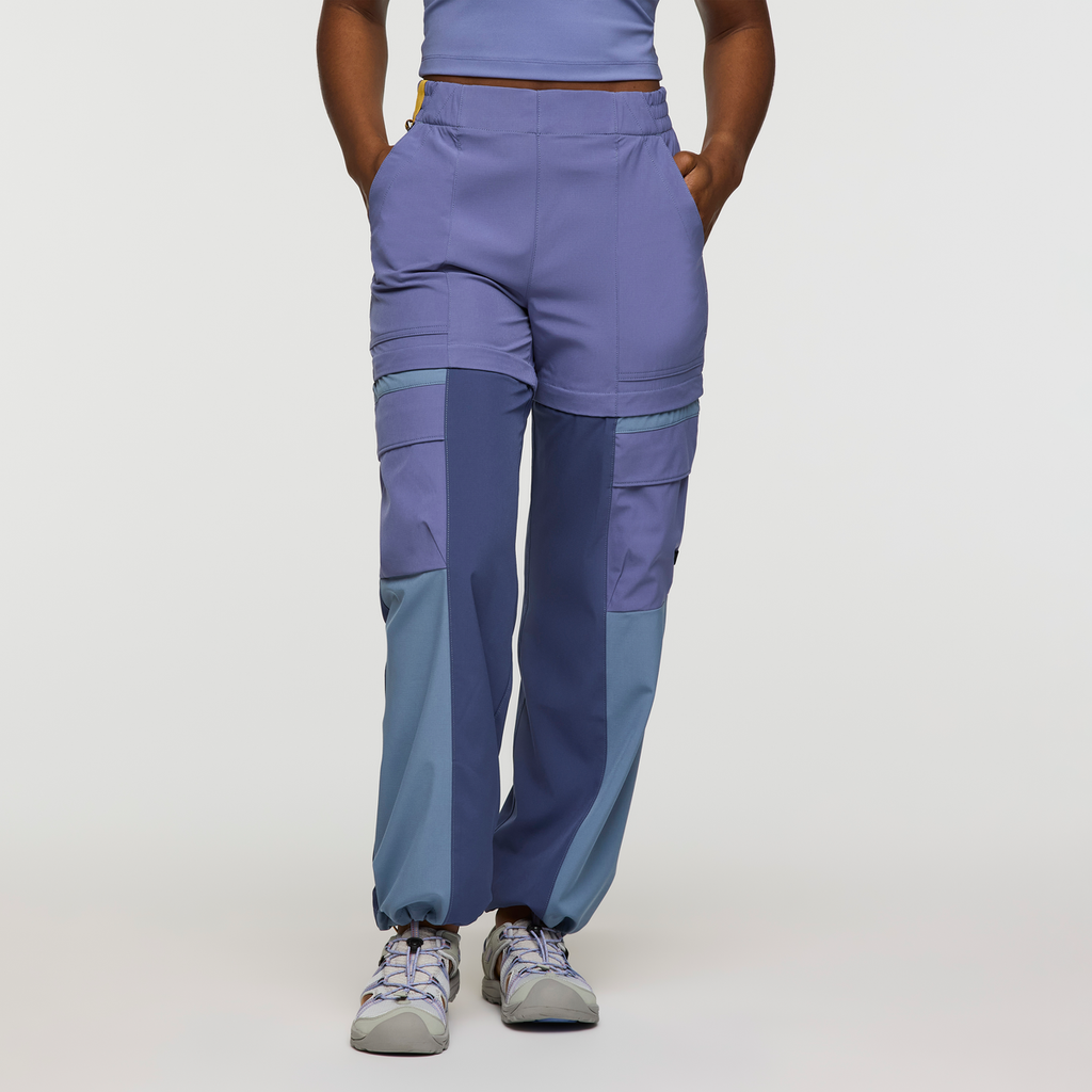 Losdos Zip-Off Pant - Women's, Blue Smoke/Dusk, Model Jade