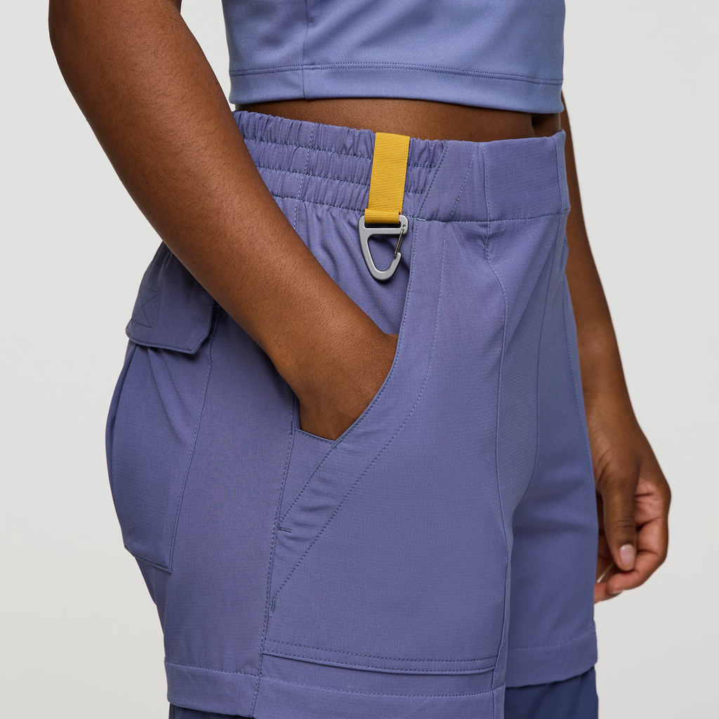 Losdos Zip-Off Pant - Women's, Blue Smoke/Dusk, Model Jade