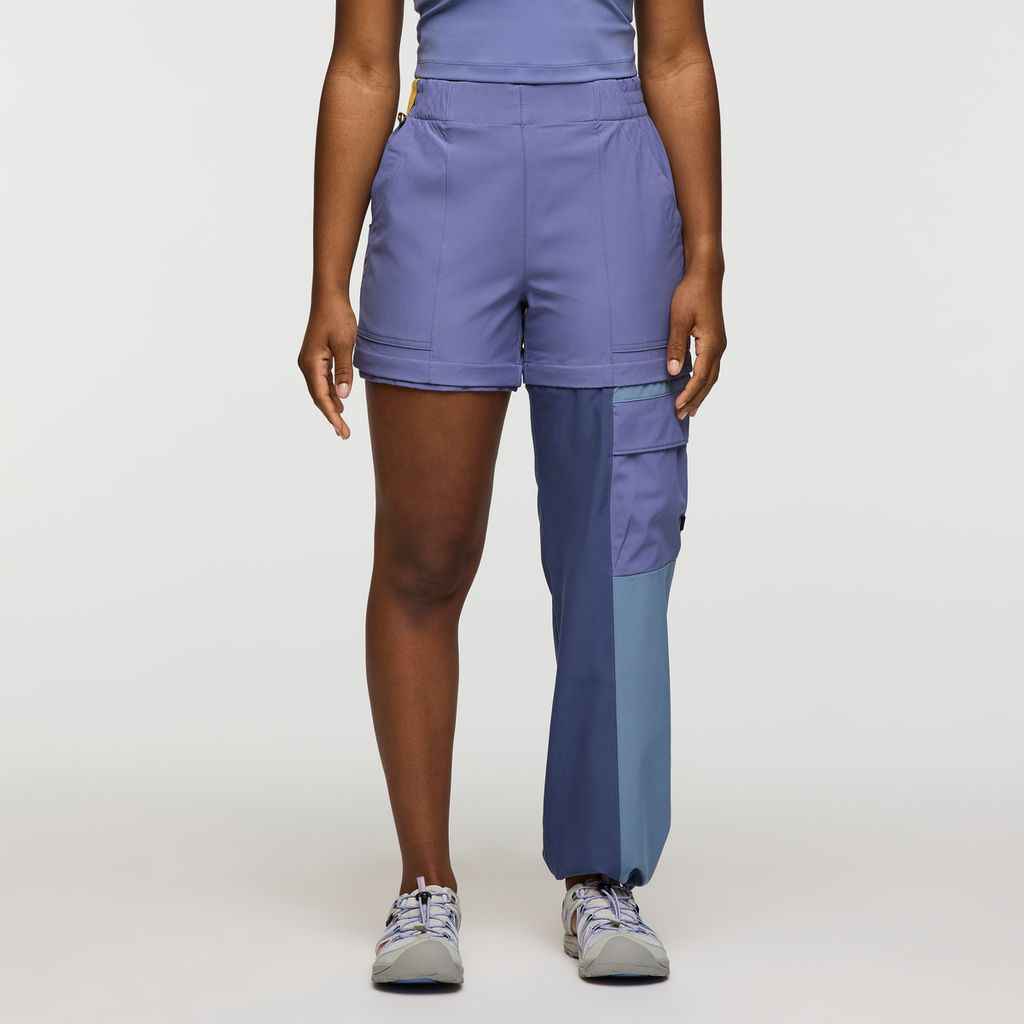 Losdos Zip-Off Pant - Women's, Blue Smoke/Dusk, Model Jade