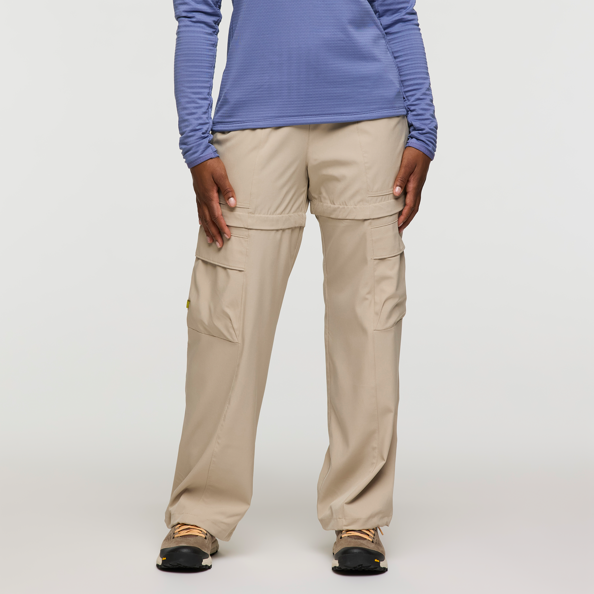 Losdos Zip-Off Pant - Women's, Oatmeal, Model Nadine