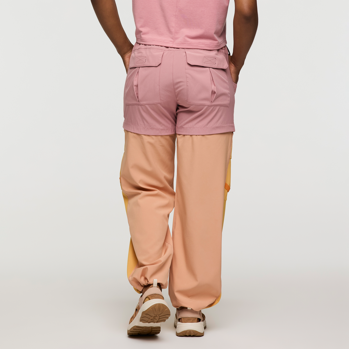Losdos Zip-Off Pant - Women's, Rose/Apricot, Model Jade