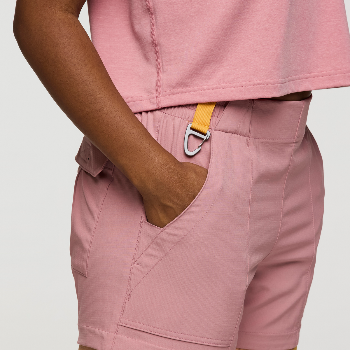 Losdos Zip-Off Pant - Women's, Rose/Apricot, Model Jade