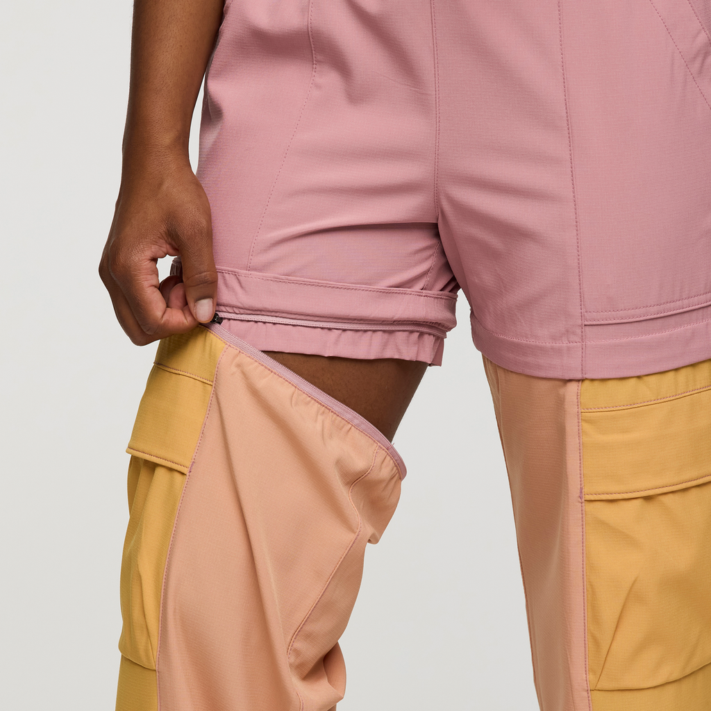 Losdos Zip-Off Pant - Women's, Rose/Apricot, Model Jade