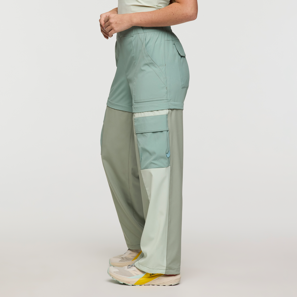 Losdos Zip-Off Pant - Women's, Silver Leaf/Brush, Model Caitlyn