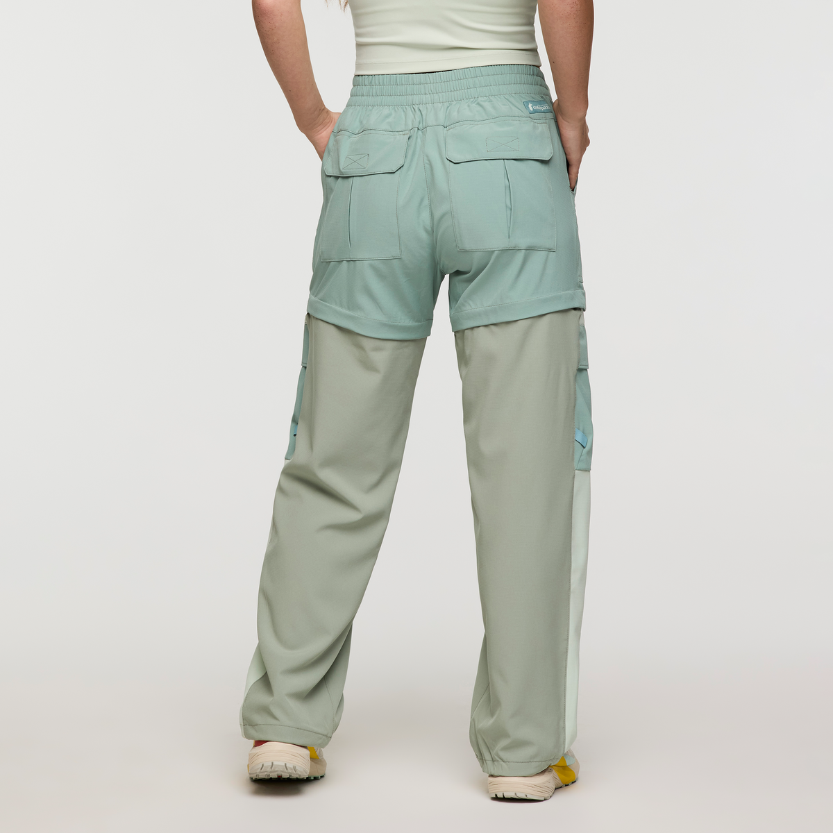 Losdos Zip-Off Pant - Women's, Silver Leaf/Brush, Model Caitlyn