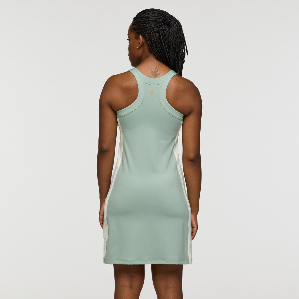 Muevo Dress - Women's, Silver Leaf, Model Nadine