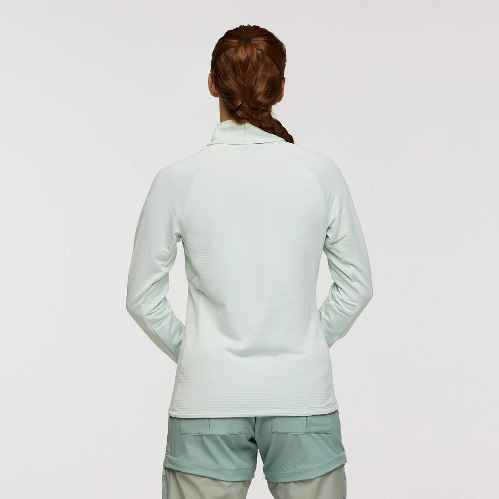 Otero Fleece Half-Zip Pullover - Women's, Foam, Model Caitlyn