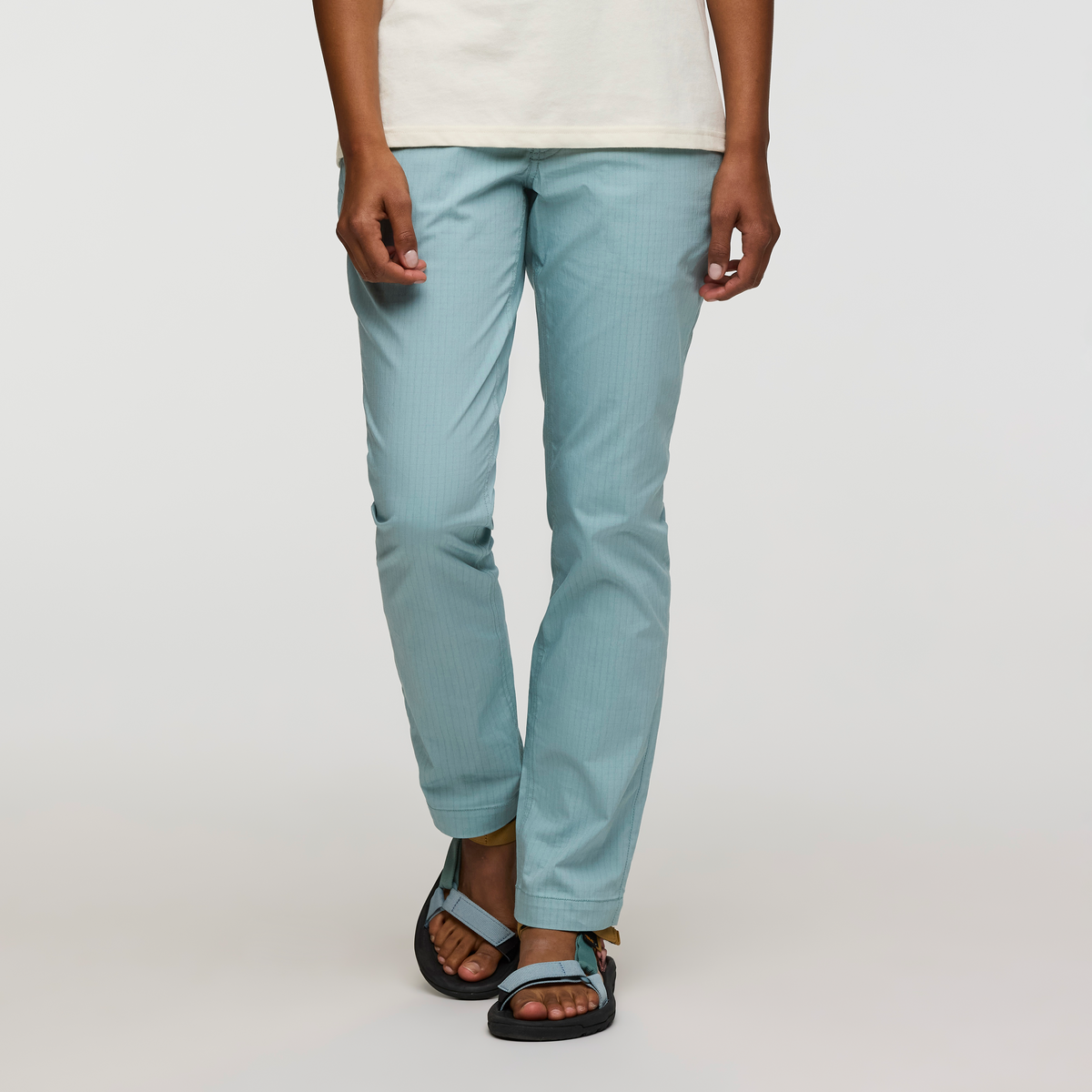 Salto Ripstop Pant - Women's, Sea Spray, Model Nadine