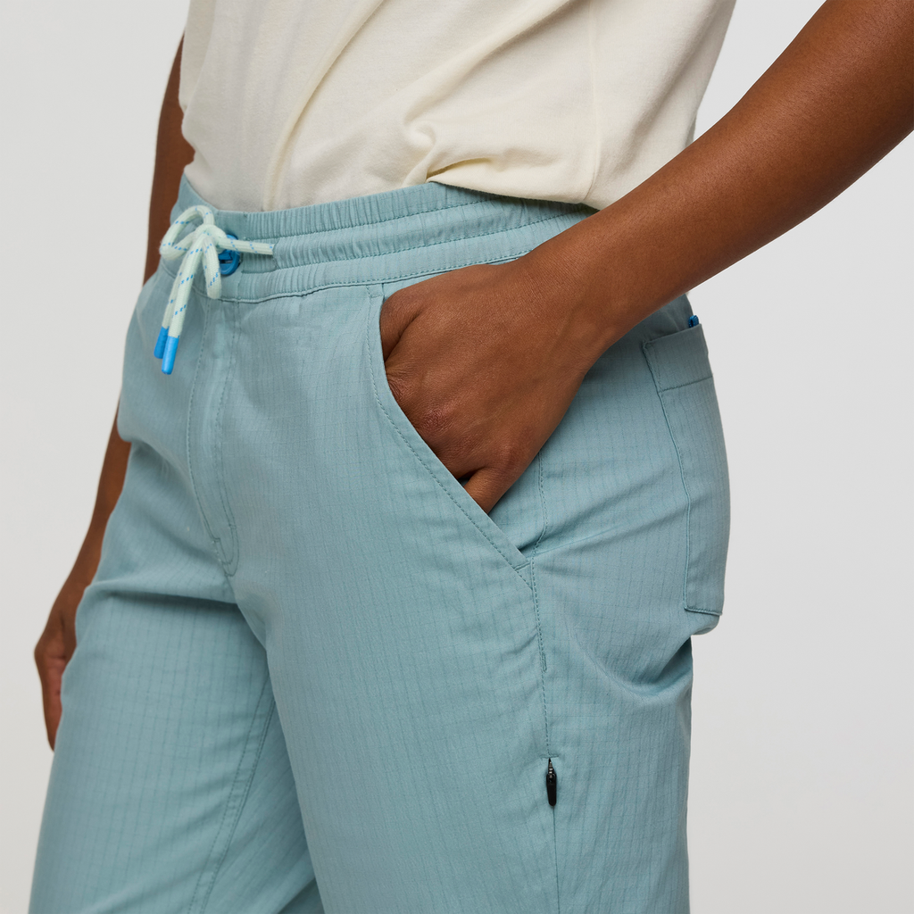Salto Ripstop Pant - Women's, Sea Spray, Model Nadine