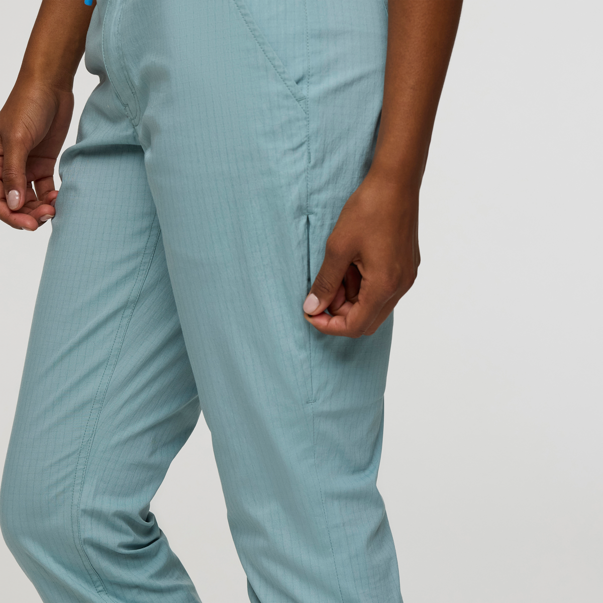 Salto Ripstop Pant - Women's, Sea Spray, Model Nadine
