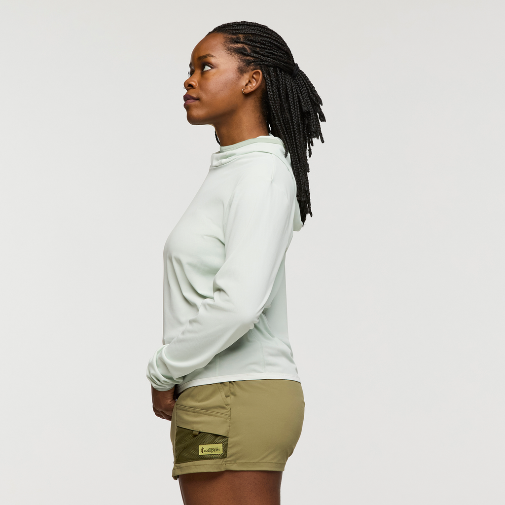 Sombra Sun Hoodie - Women's, Foam, Model Nadine