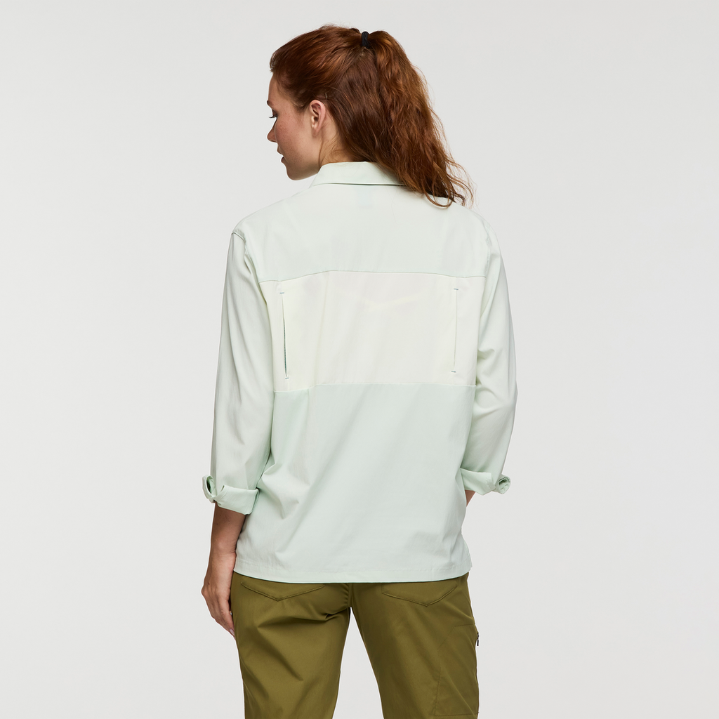 Sumaco Long-Sleeve Shirt - Women's, Foam/Dew, Model Caitlyn