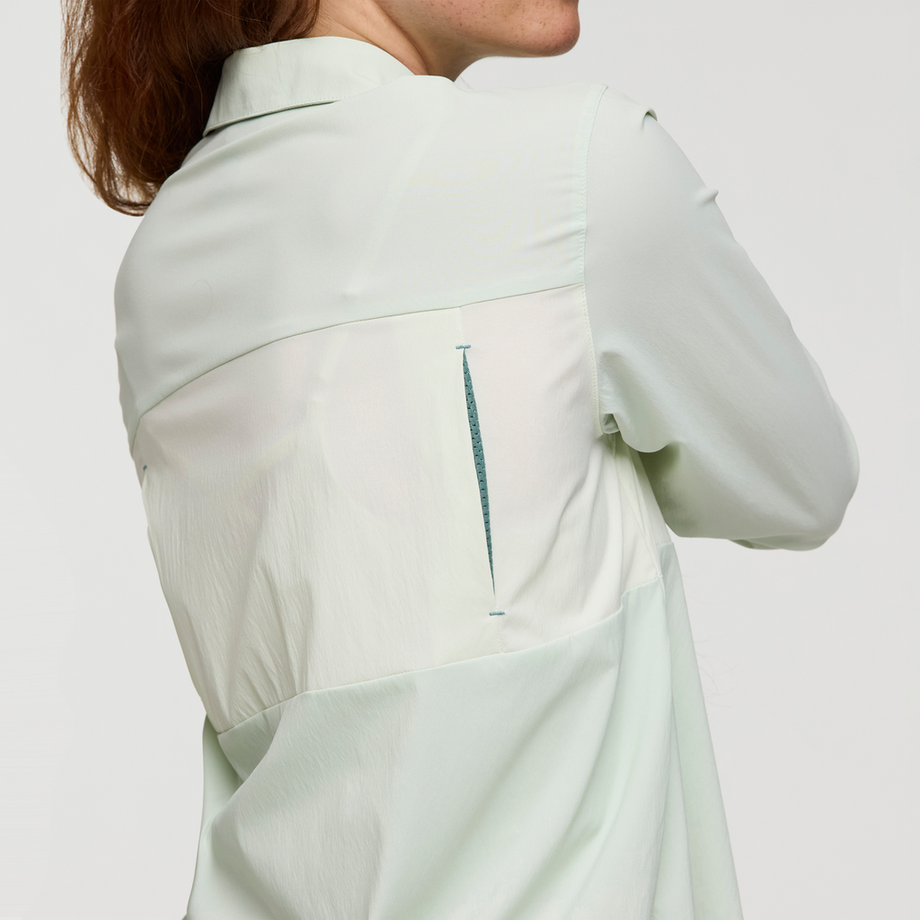 Sumaco Long-Sleeve Shirt - Women's, Foam/Dew, Model Caitlyn