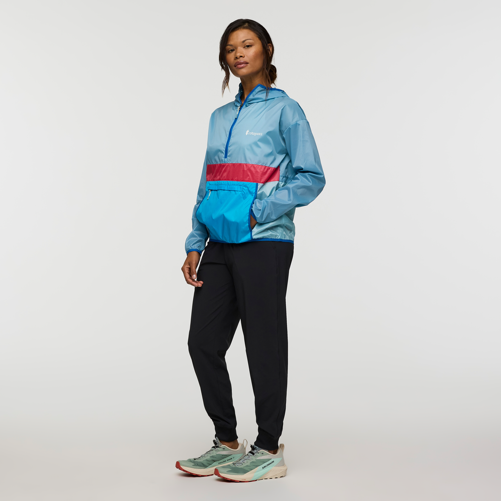 Teca Half-Zip Windbreaker - Women's, Bubble Bath, Model Jade
