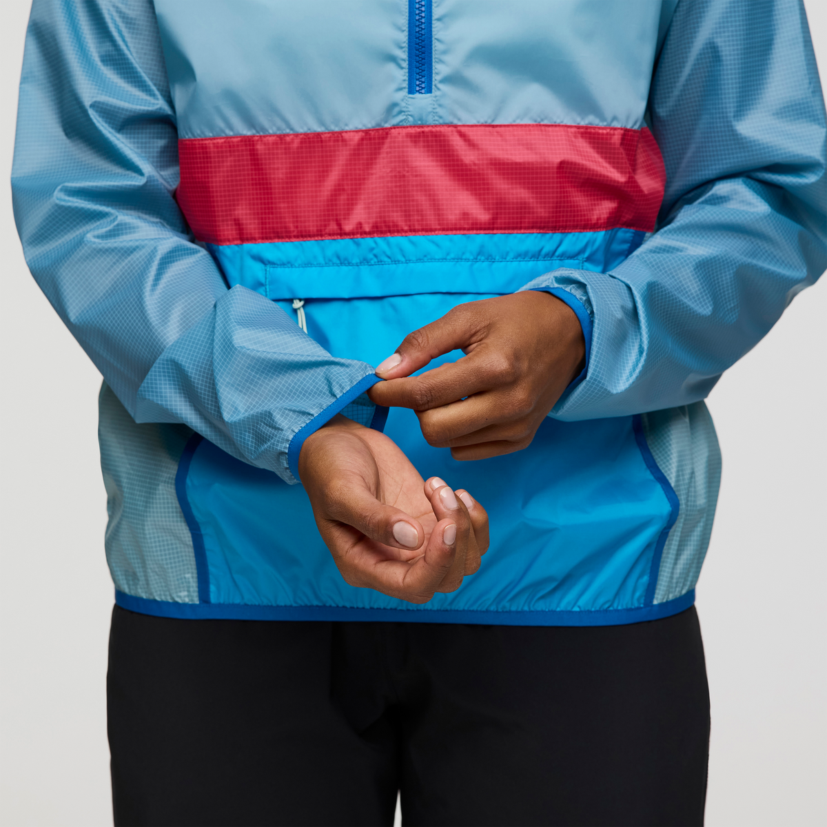 Teca Half-Zip Windbreaker - Women's, Bubble Bath, Model Jade
