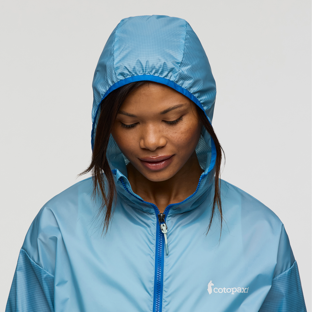 Teca Half-Zip Windbreaker - Women's, Bubble Bath, Model Jade