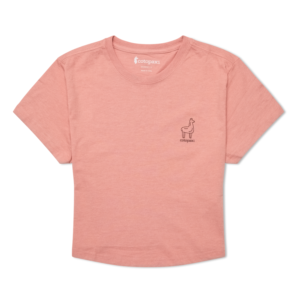 Tiny Llama Crop T-Shirt - Women's, Clay