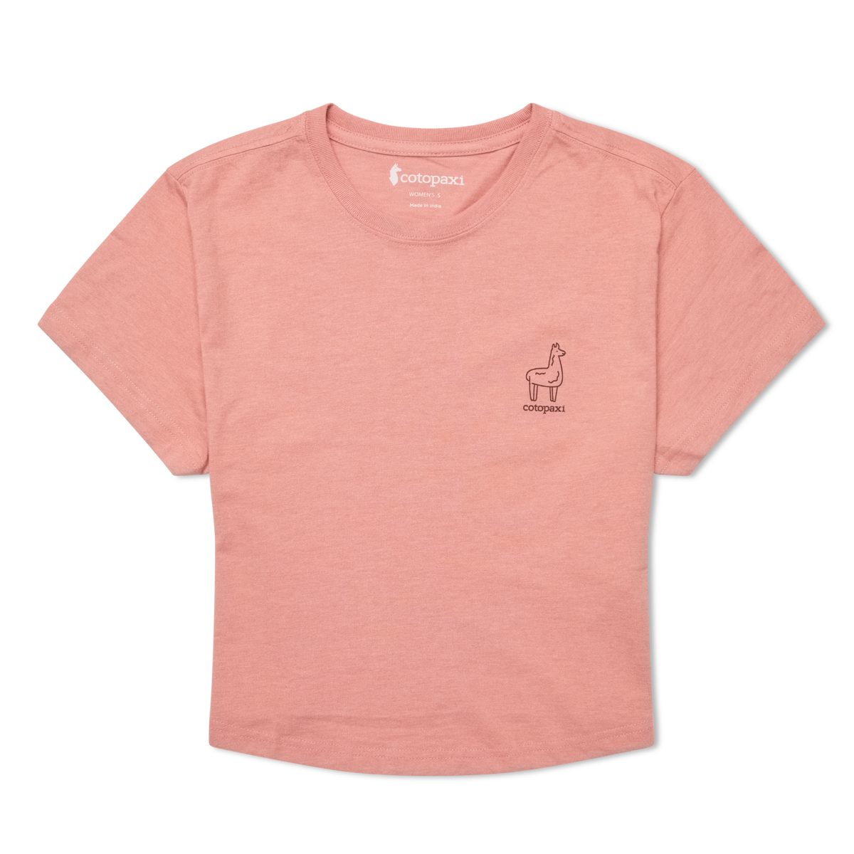 Tiny Llama Crop T-Shirt - Women's, Clay