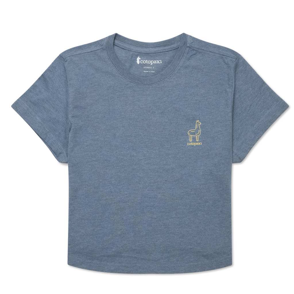 Tiny Llama Crop T-Shirt - Women's, Tempest