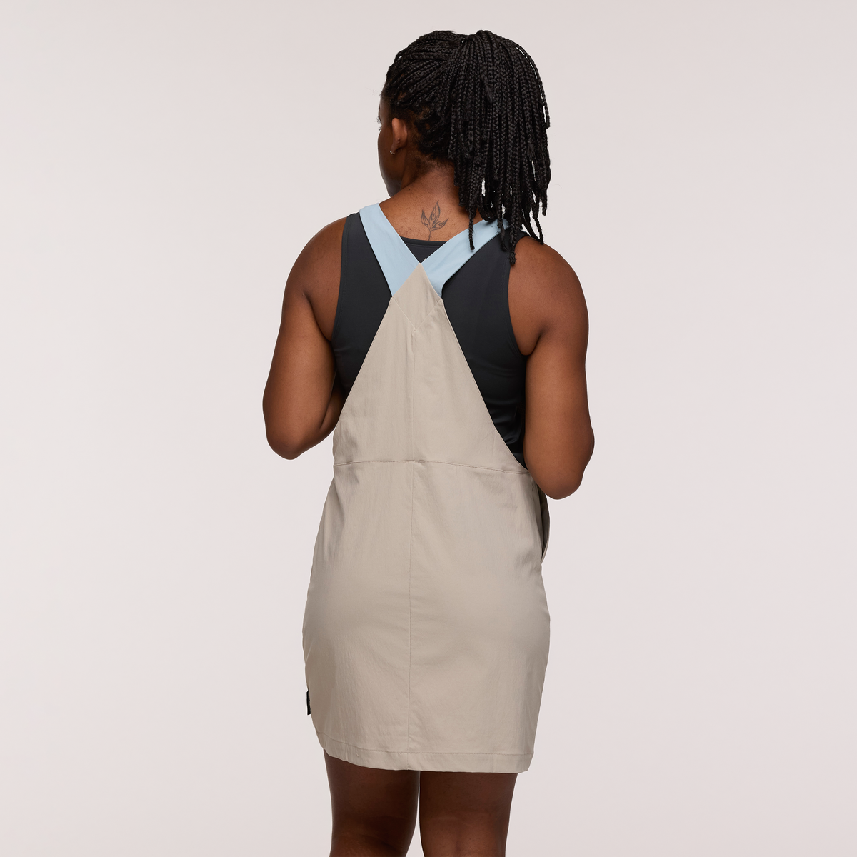 Tolima Overall Dress - Women's, Pebble, Model Nadine