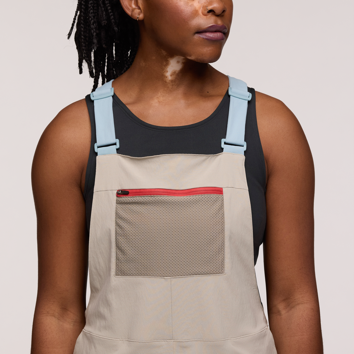 Tolima Overall Dress - Women's, Pebble, Model Nadine