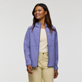 Vuelta Performance Windbreaker Jacket - Women's, Blue Smoke, Model Jade