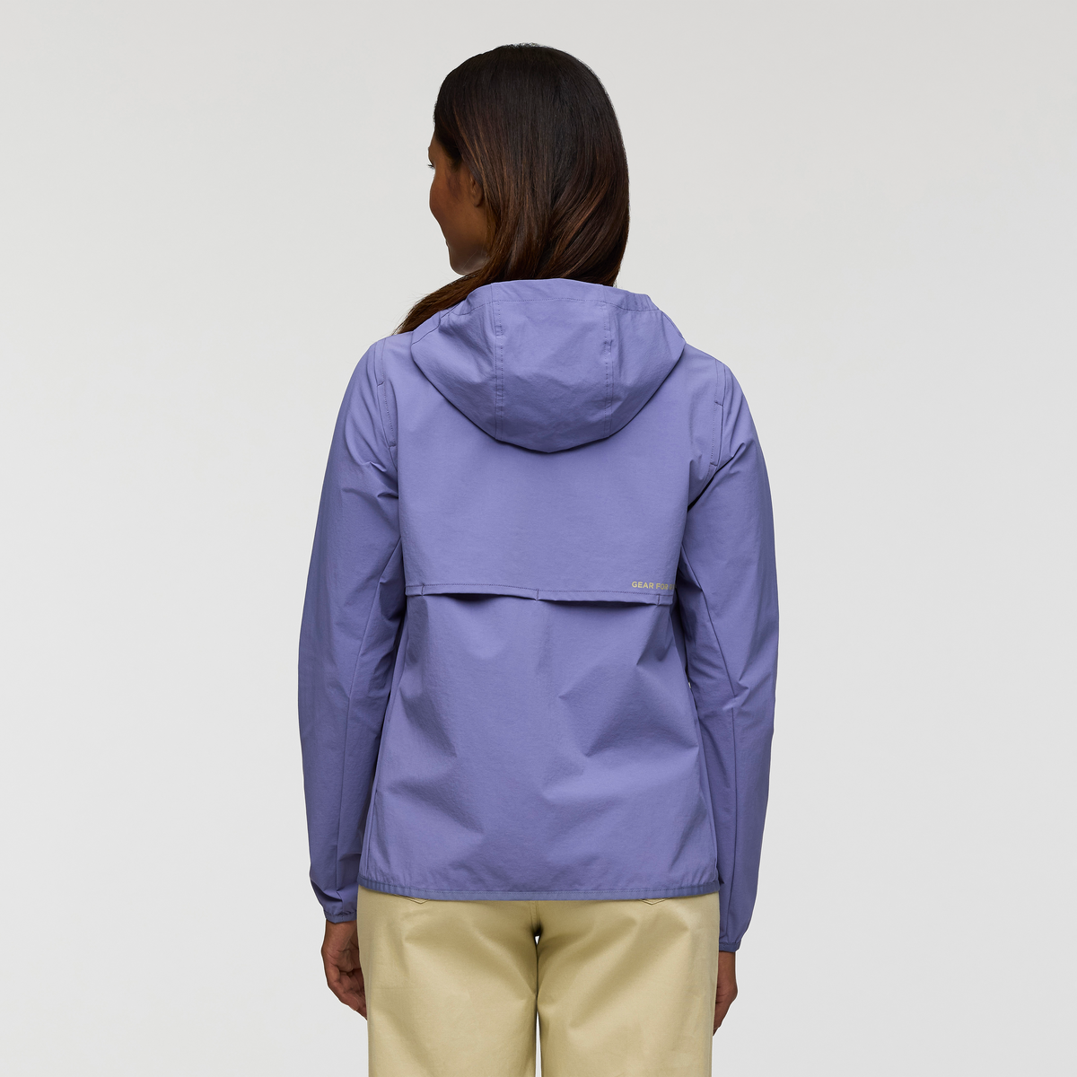 Vuelta Performance Windbreaker Jacket - Women's, Blue Smoke, Model Jade