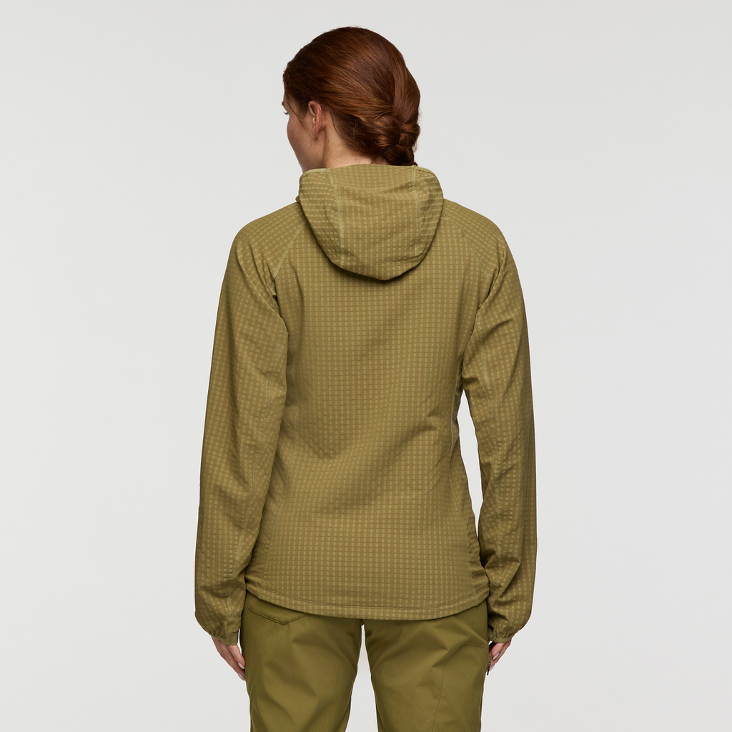 Yermo Hooded Jacket - Women's, Moss, Model Caitlyn