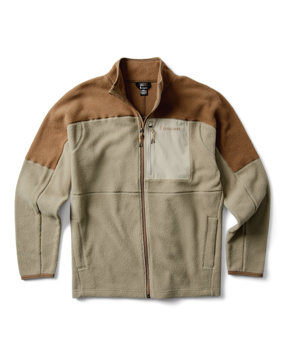 Abrazo Fleece Full-Zip Jacket - Men's, Dune/Stone