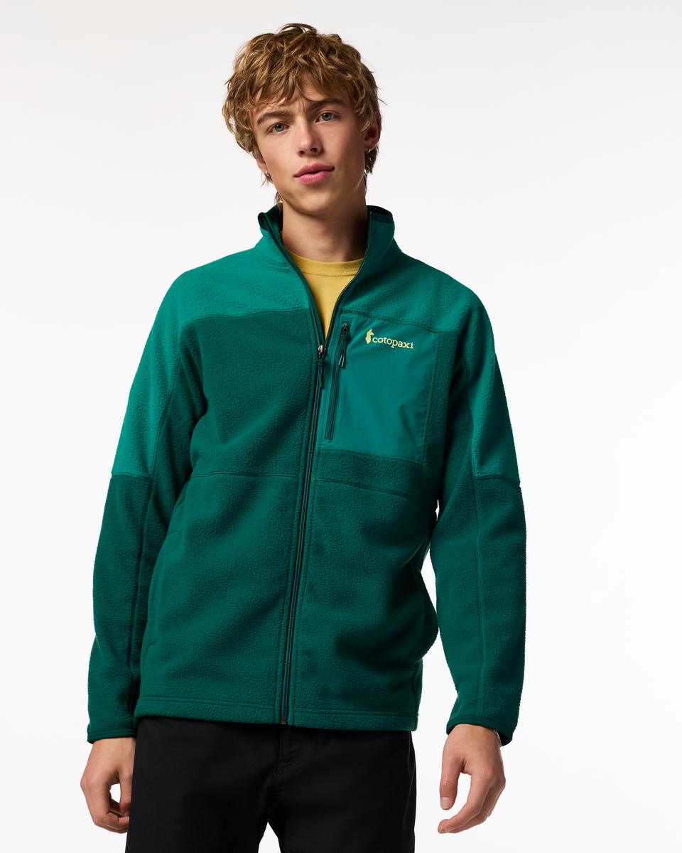 Abrazo Fleece Full-Zip Jacket - Men's, Malachite/Kale, Model Maximus
