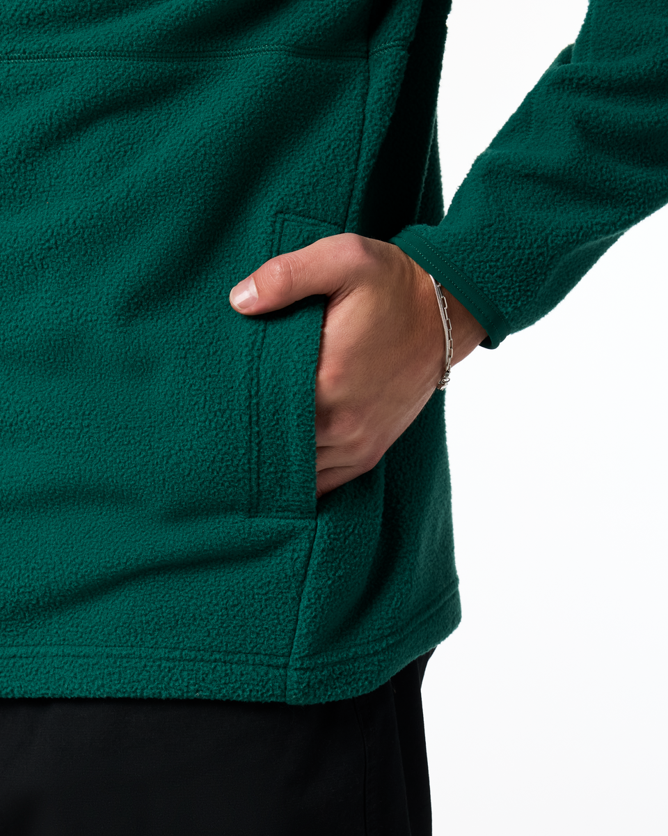 Abrazo Fleece Full-Zip Jacket, Malachite/Kale, Model Maximus
