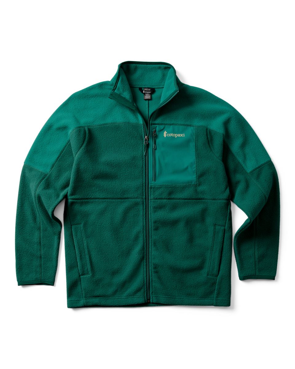 Abrazo Fleece Full-Zip Jacket, Malachite/Kale