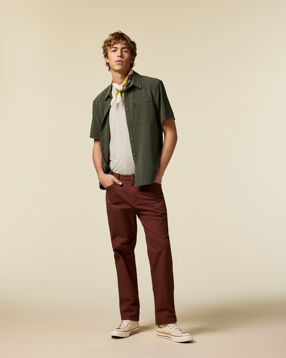 Ambato Everyday Pant - Men's, Sepia, Model Maximus