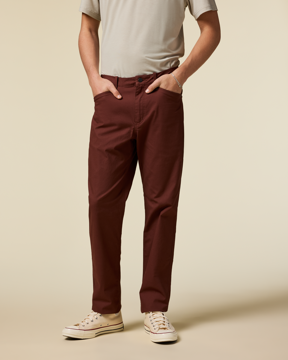 Ambato Everyday Pant - Men's, Sepia, Model Maximus