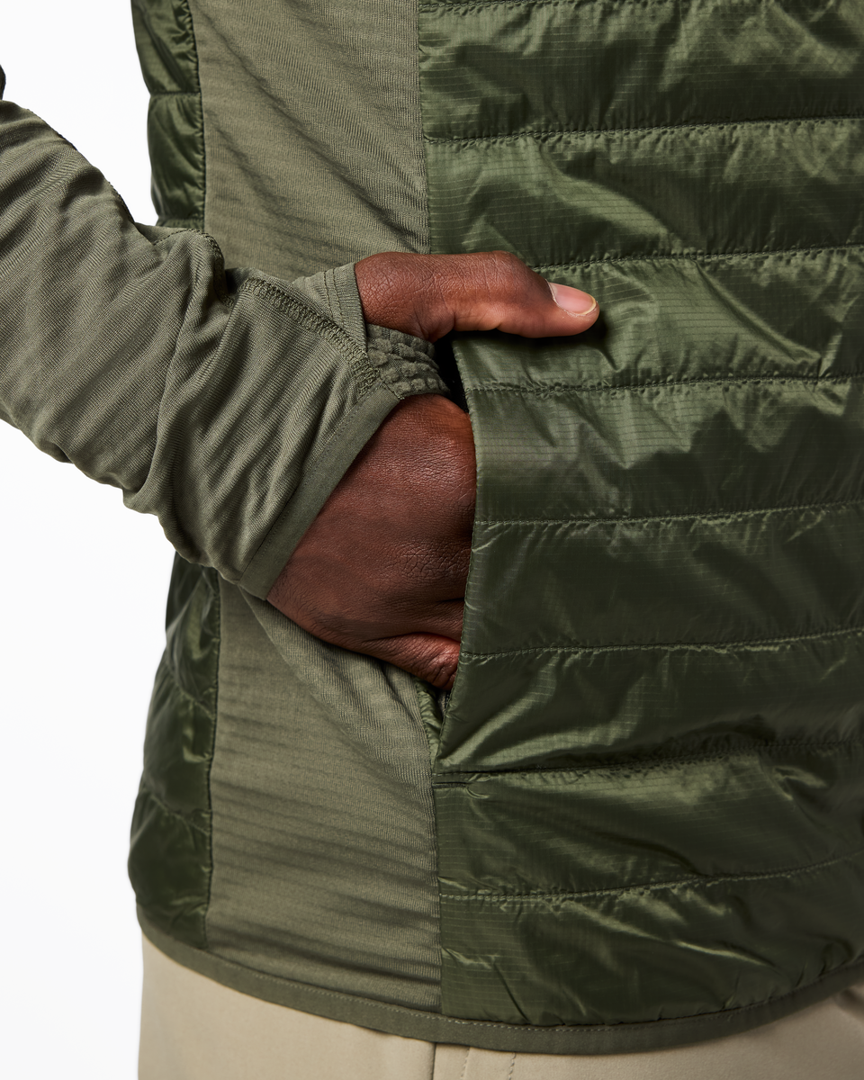 Capa Hybrid Insulated Jacket - Men's, Fatigue, Model Kirk
