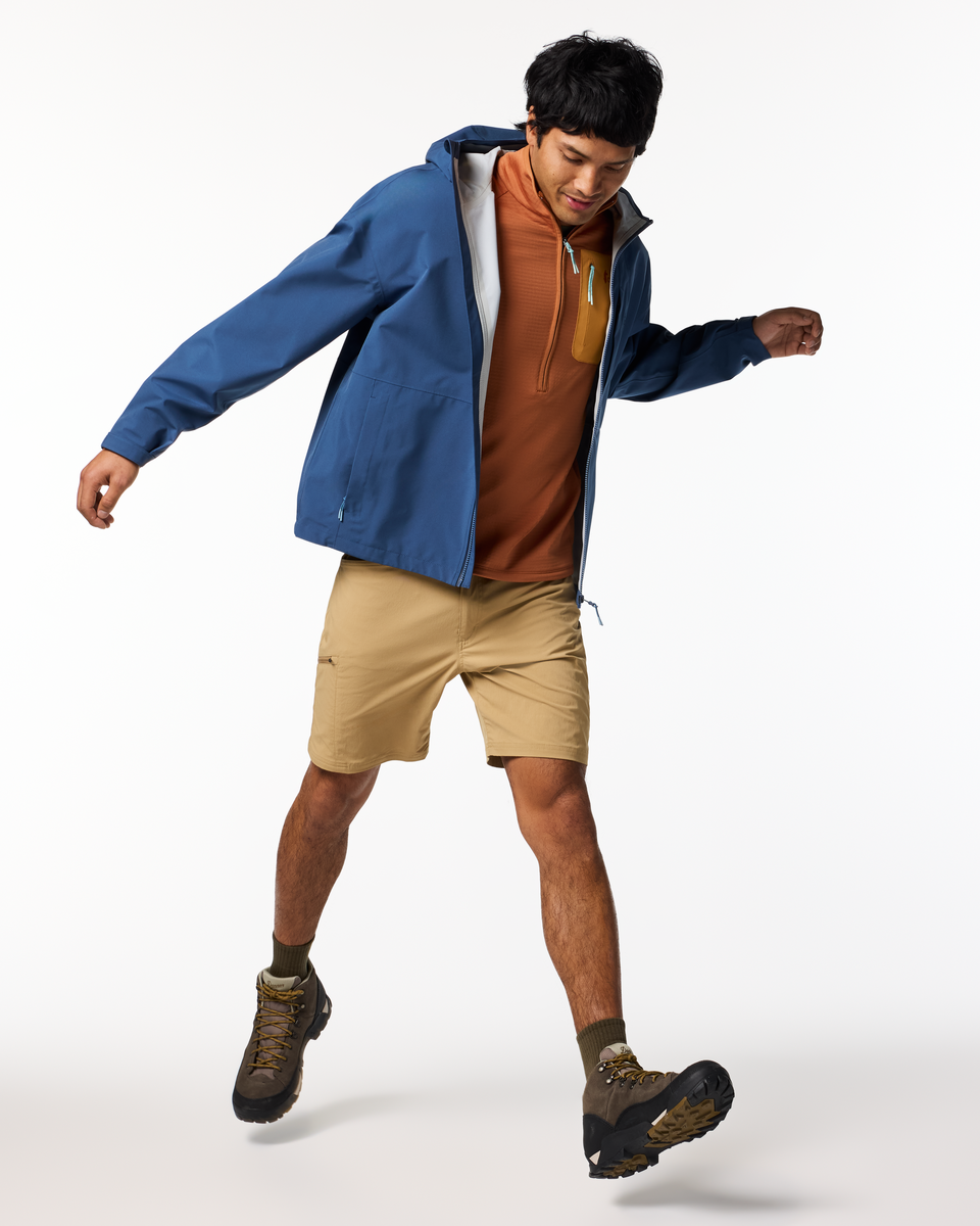 Cielo Rain Jacket - Men's, Deep Sea, Model Christian
