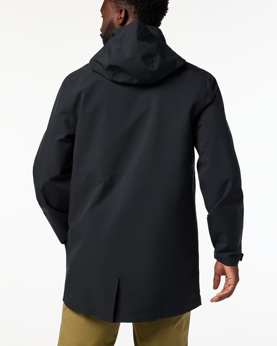Cielo Rain Parka - Men's, Cotopaxi Black, Model Kirk