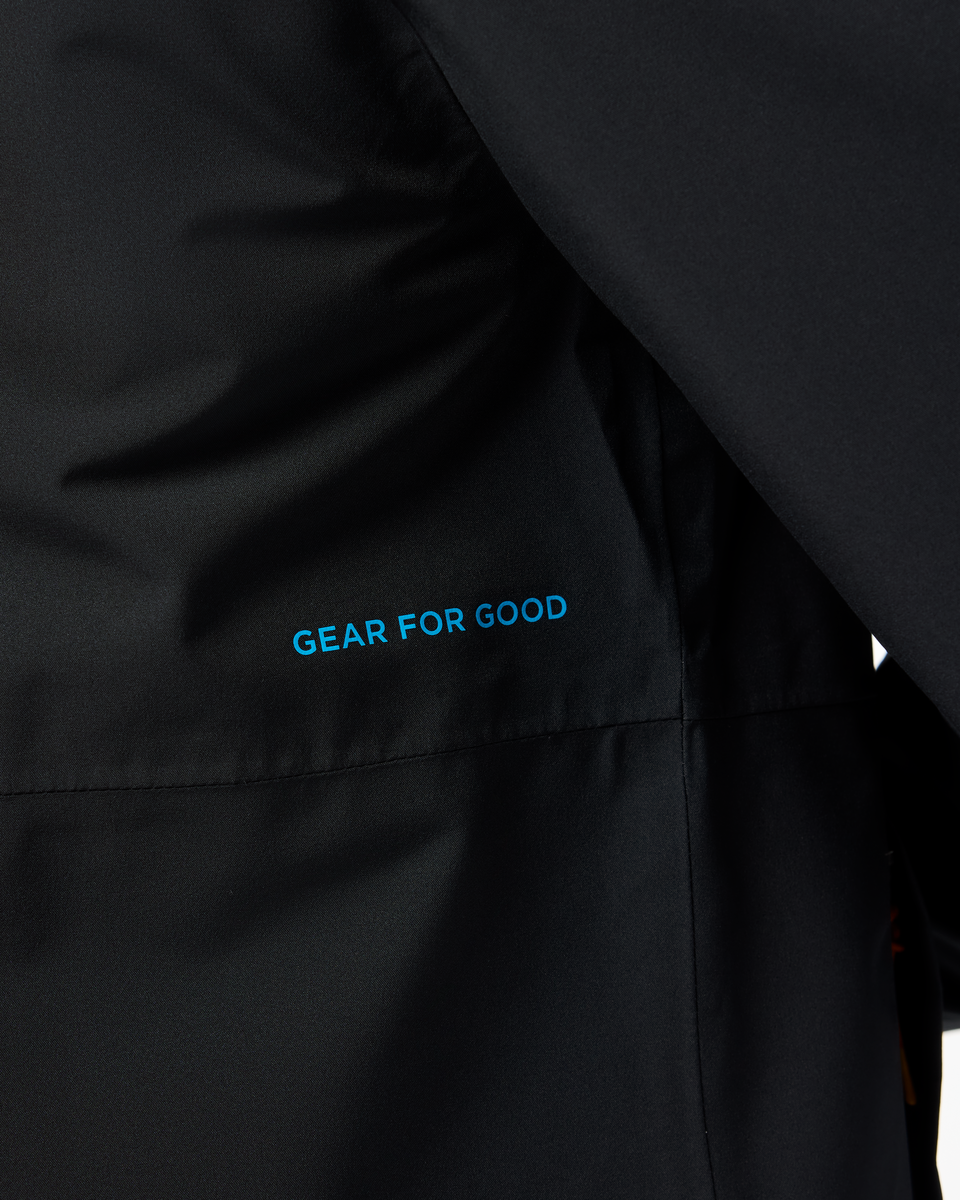 Cielo Rain Parka - Men's, Cotopaxi Black, Model Kirk