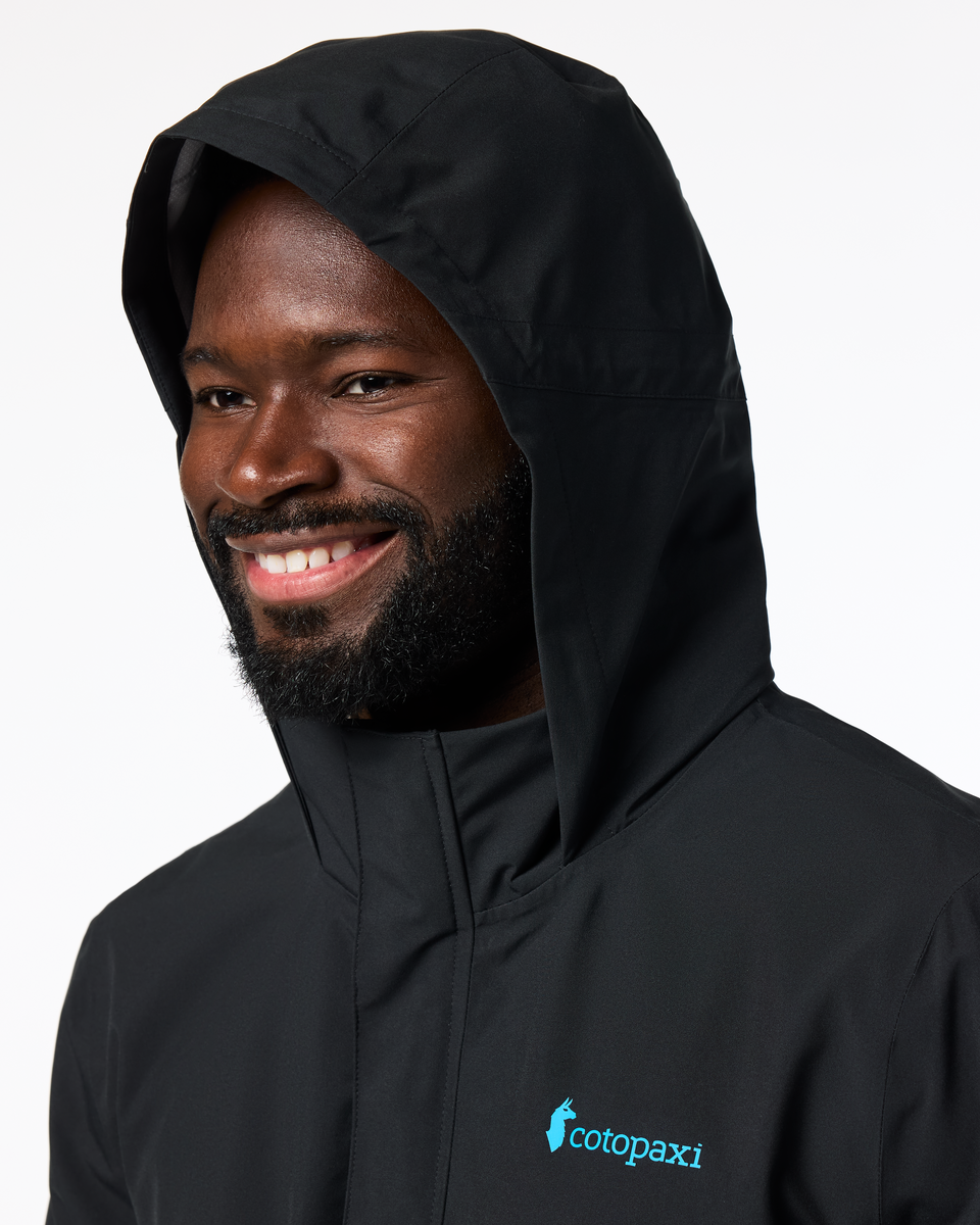 Cielo Rain Parka - Men's, Cotopaxi Black, Model Kirk