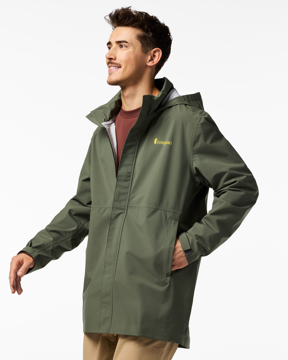 Cielo Rain Parka - Men's, Fatigue, Model Kellan