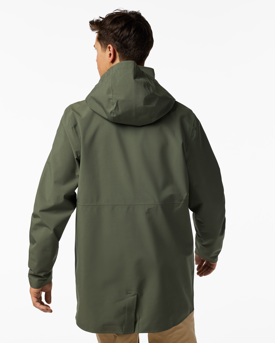 Cielo Rain Parka - Men's, Fatigue, Model Kellan