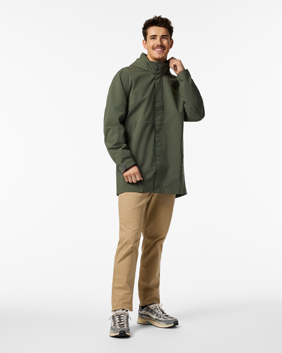 Cielo Rain Parka - Men's, Fatigue, Model Kellan