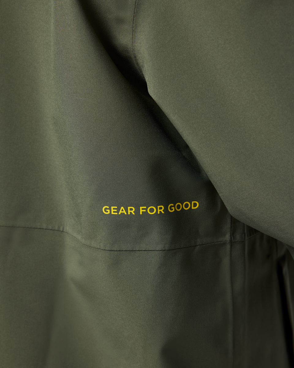 Cielo Rain Parka - Men's, Fatigue, Model Kellan