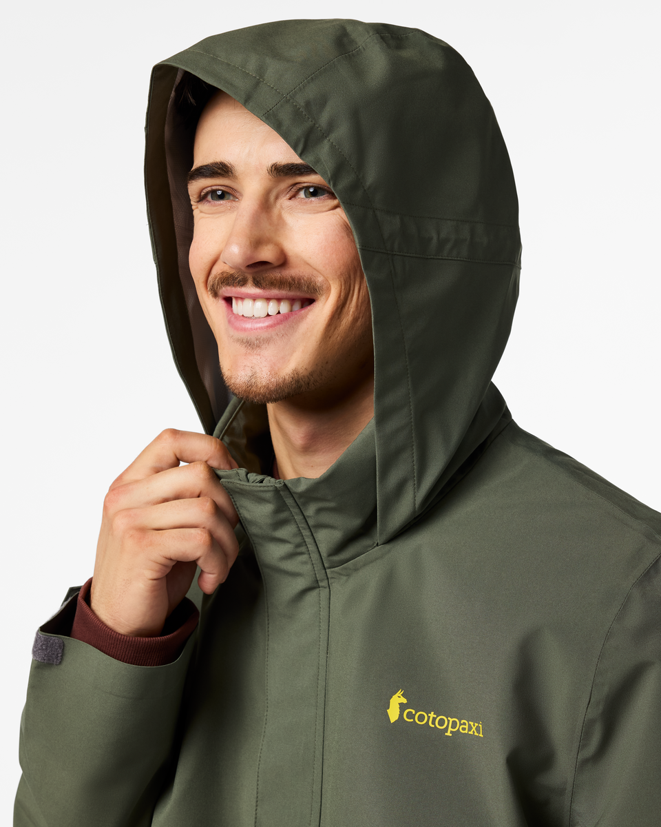 Cielo Rain Parka - Men's, Fatigue, Model Kellan